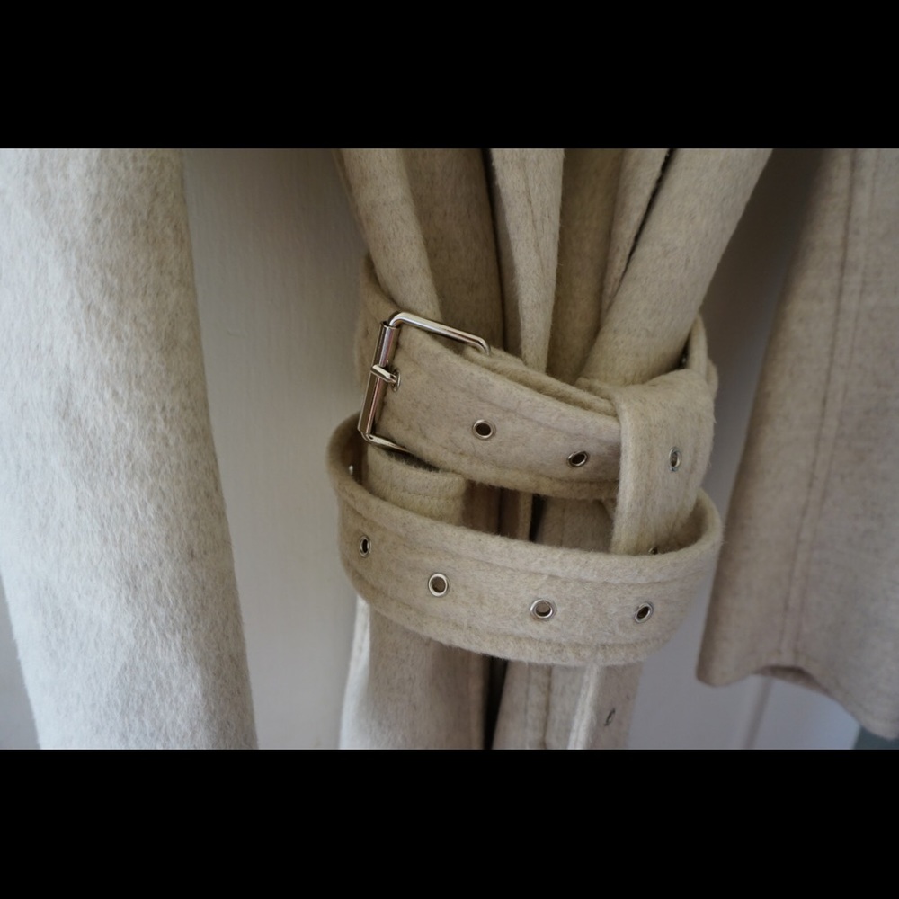 CÉLINE Phoebe Philo Cashmere Belted Coat Sz 36 - Picture 13 of 16